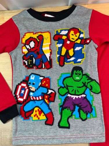 New Boy's Marvel PJ Sets Red or Black--U Pick!!-Looks AWESOME!!* - Picture 3 of 7