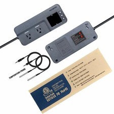 Controlador de Temperatura Digital 1800W Calentador Termostato 15A Acuarios Invernadero