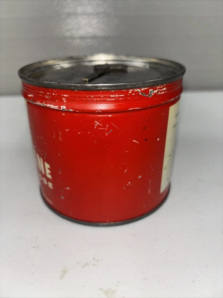 Vintage Sinclair Litholine Multi-Purpose Grease Can Unopened  W/Key Dinosaur - Image 4 of 4