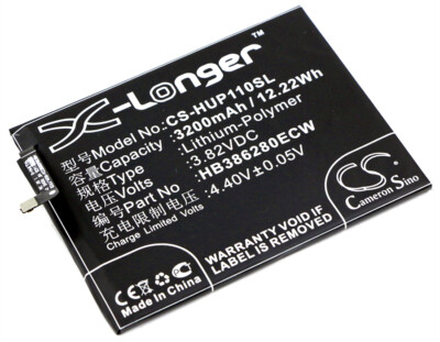 Replacement Battery For Huawei 3.82v 3200mAh / 12.22Wh Mobile, SmartPhone Batter