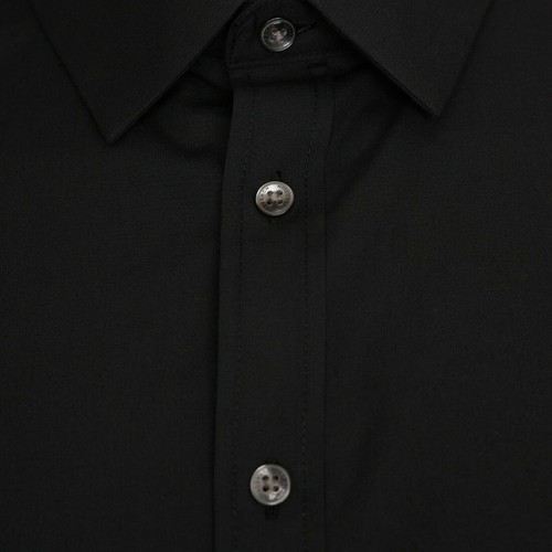 Camisa formal de algodón con cuello de camisas informales lisas talla king French Connection para hombre - Imagen 4 de 11