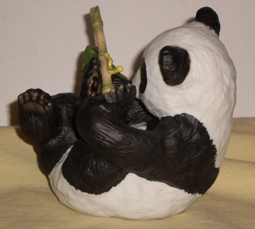 Vintage “Hi There!” by Eva Dalberg Panda Bear Cub Bamboo & Caterpillar 1984.nice - Picture 6 of 12