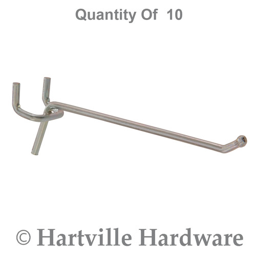 Hillman #852681, 0.148 x 4 in. Zinc Plated Single Hook - 10PK 85268110