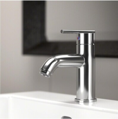 Aurora Vessel Faucet 753-C Polished Chrome Vessel Faucet with Pop-up Drain.