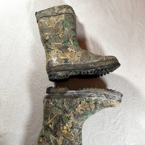 Rocky Boots Mens 13 Green Camo BuckStalker Scent Control Insulated Waterproof - Picture 10 of 20
