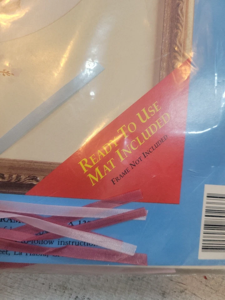 Candamar Designs Charming Ribbons Watering Can Stitch Kit 80266 Includes Mat - Image 4 of 4