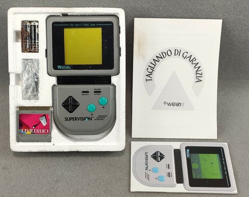 SUPERVISION WATARA CONSOLE PORTATILE 8 BIT NEW VINTAGE PAL WATARY TIPO GAMEBOY - Foto 6 di 12