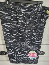 Boys Kids Youth Under Armour Fleece shorts Camo NEW Size Large