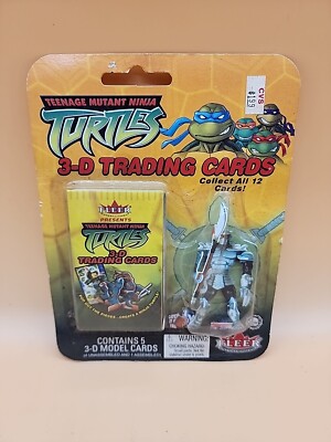 2003 Fleer Teenage Mutant Ninja Turtles 3-D Trading Cards W/ Shredder * (N)
