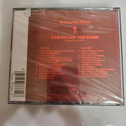 Vintage Bob Dylan/The Band ""Before The Flood"" werkseitig versiegelte CD/s - Bild 2 von 3