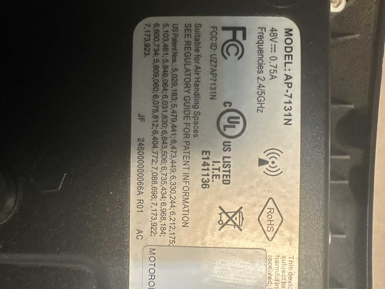 LOT OF 12 Motorola AP-7131N Tri-Radio Dual Band 802.11n Wireless Access Point