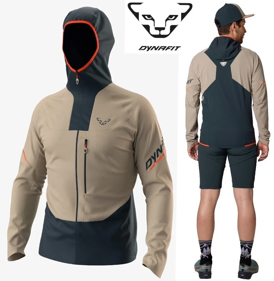 DYNAFIT traverse dst jacket trail running softshell water wind resistant mens L