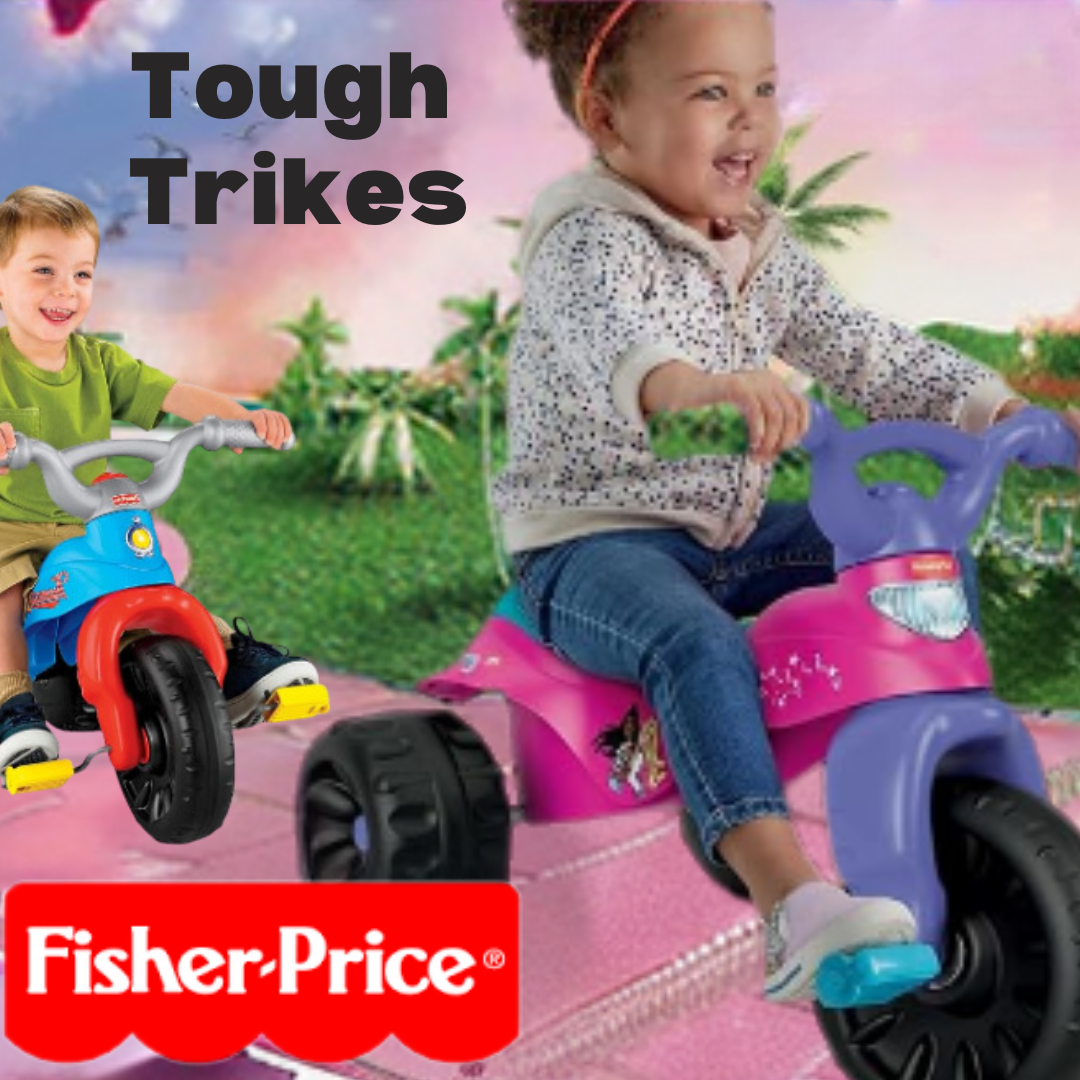 Fisher-Price Toddler Tricycle Tough Trike Bike - Main Image