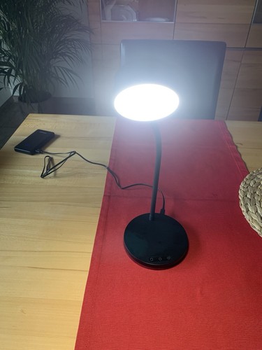 Lindby LED-Tischleuchte Maori schwarz CCT Metall dimmbar Lampe Leuchte Spot - Bild 5 von 7