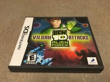 Ben 10: Alien Force - Vilgax Attacks (Nintendo DS) " ART, CASE & MANUALS "