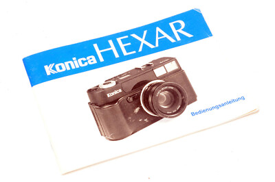 Konica Hexar AF Anleitung Bedienungsanleitung Users Manual German