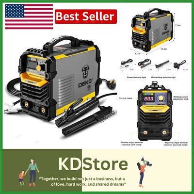 Compact 160A ARC Welder with LCD Display - Energy-Efficient IGBT Technology