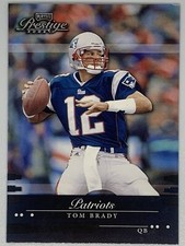 Tom Brady 2002 Playoff Prestige Football Card #85 Patriots