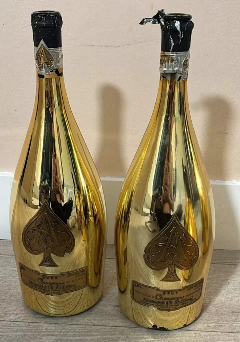 Empty Ace Of Spade Jeroboam Bottle 3lt Armand De Brignac Gold | eBay