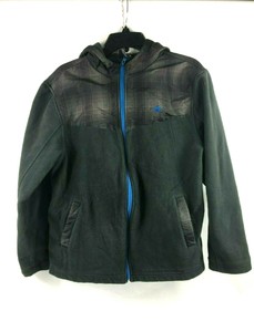 Snozu-The-Platinum-Collection-Boys-Fleece-Hooded-Jacket-Medium-12-14-Gray