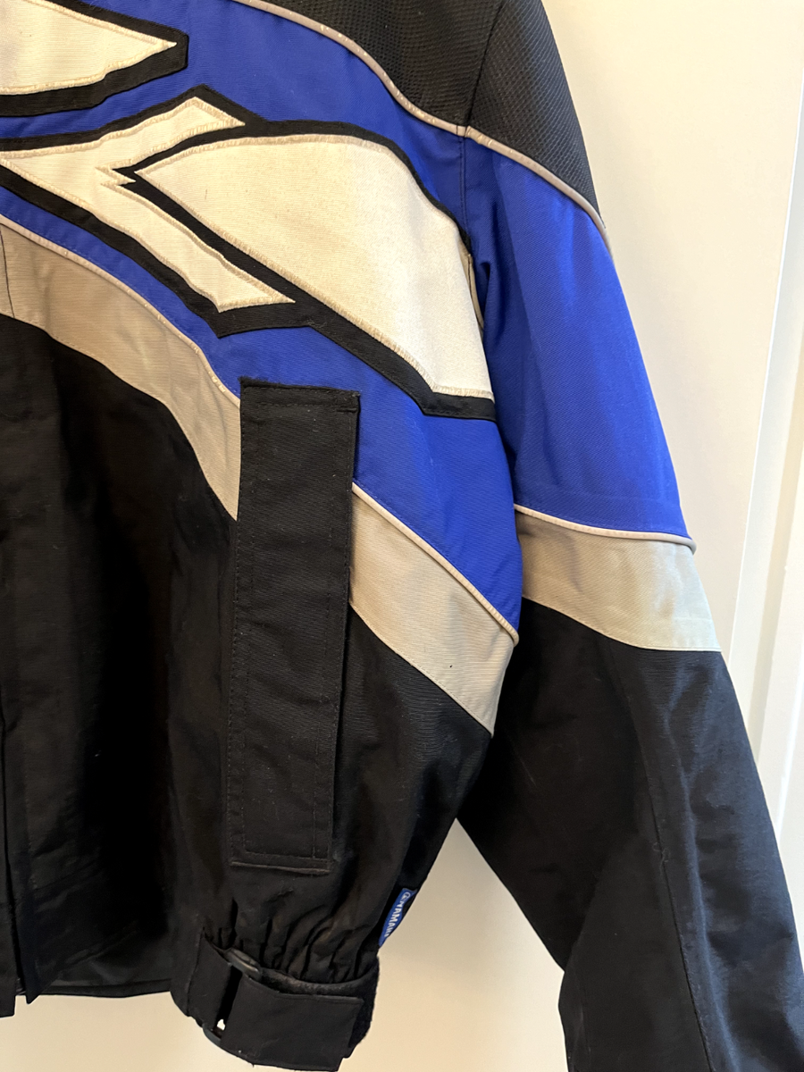 Yamaha Racing Blue Armored Motorcycle Jacket, Men's Size XL