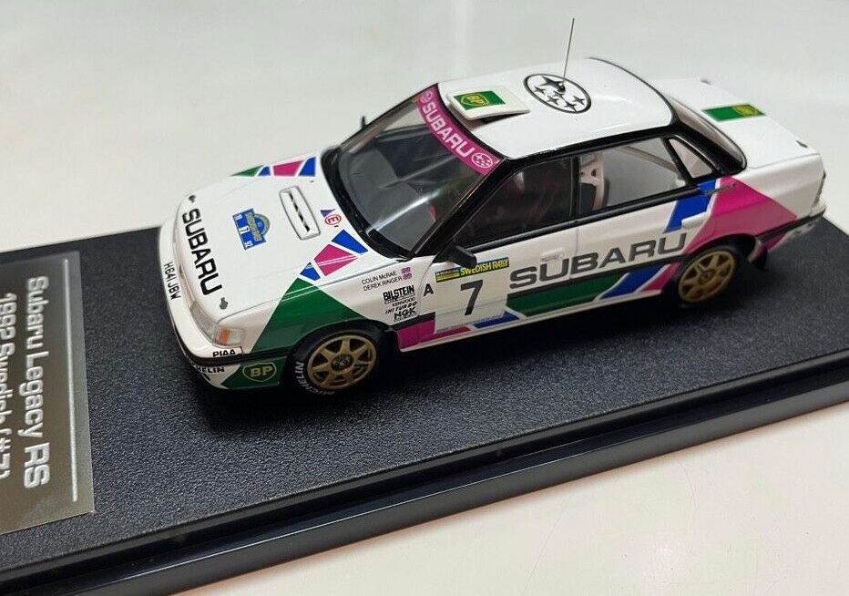 1/43 hpi・racing スバル レガシィRS hpi MIRAGE 1/43 スバル レガシィ RS 1992 ラリー スウェーデン