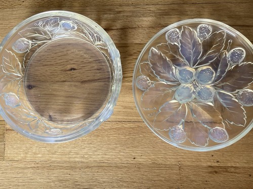 Antique Etling France Art Deco Bonbonniere Candy Box Opalescent Glass Box - Picture 4 of 7