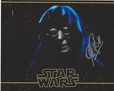 CLIVE REVILL SIGNED 'STAR WARS V: EMPIRE STRIKES BACK' EMPEROR 8X10 PHOTO 2 COA