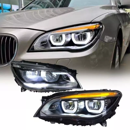 Faro proiettore Full LED per BMW Serie 7 2010-2015 F01 F02 Modificato Xenon AFS - Picture 2 of 10