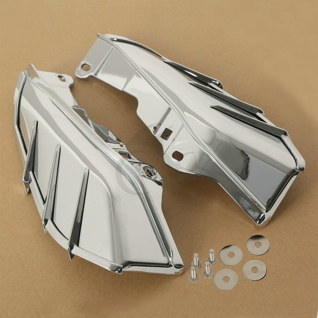 Chrome MidFrame Air Deflector For Harley Touring Electra Street Glide