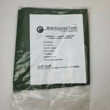 Military Non-reflective OD Green 5x9ft Multipurpose Cover