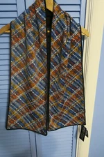 NWT FLEECE-LINED 60" LONG PRINT SCARF - BRODY PAWS - Multi color Great Gift