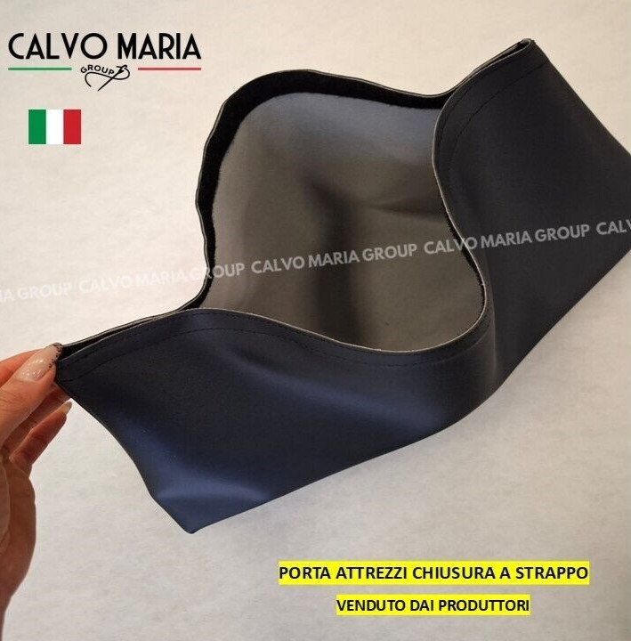 Roll-up Astuccio Porta Attrezzi Nero per Viaggi in Moto e Furgone