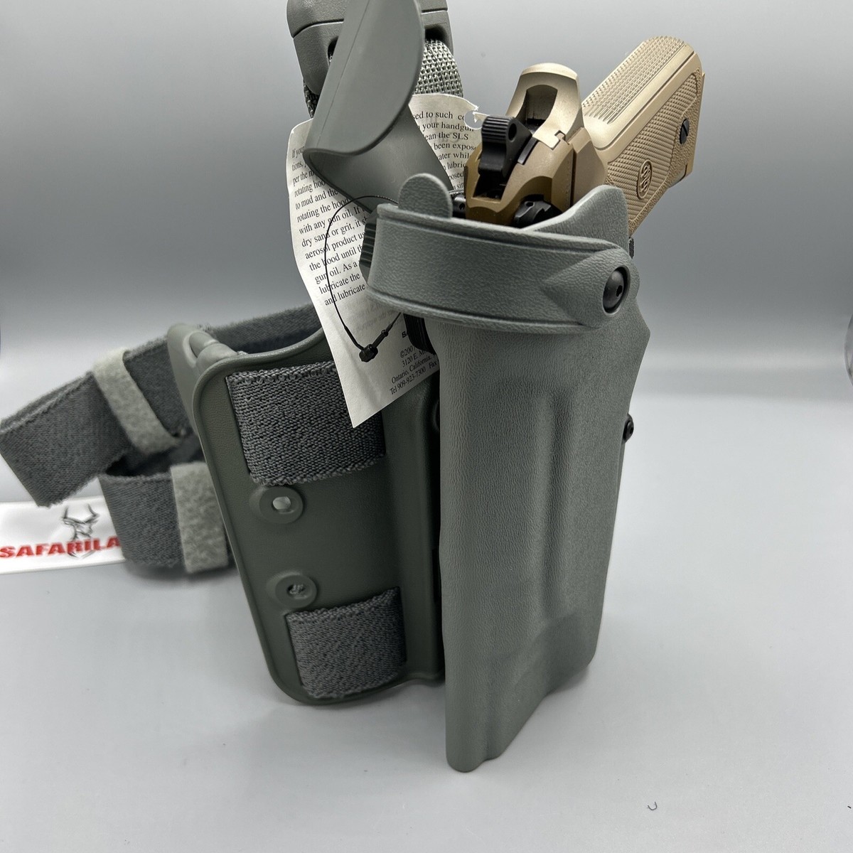 Safariland 6005 Beretta 92, 92FS, m9a3,3v Drop Leg Holster