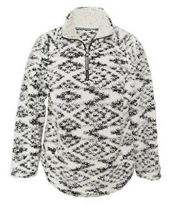 charcoal sherpa pullover