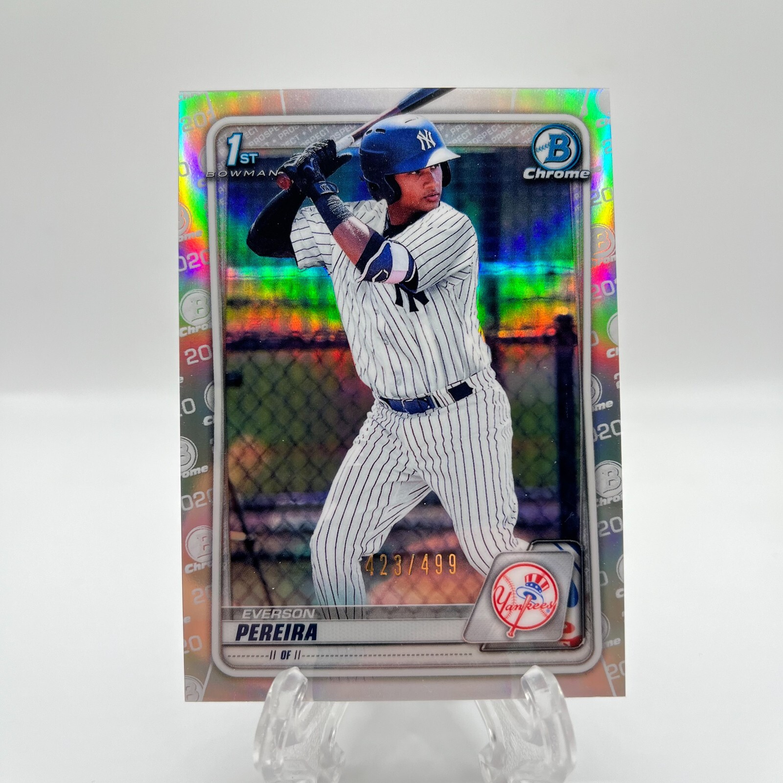 2020 Bowman Chrome Prospects Refractor /499 Everson Pereira #BCP-51 *SEE