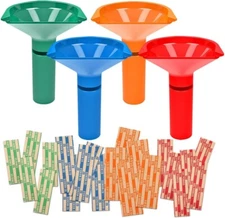Coin Storage & Sorter Tubes 4 Color – Coded Counters 4 + 20