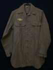 Ww2 Us Army Shirt Flannel Od Wool Special Coat Style "Gas Flap" 14 x 32 Dated 45