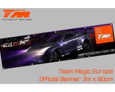 Team Magic Banner Team Magic E4D-MF R35 300 x 80cm TM-B-2 