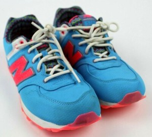 New Balance 574 Running Shoes Womens US 5 EUR 37.5 Blue Pink EUC Sneakers |  eBay