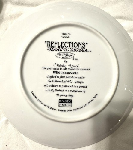 Charles Frace’ Vintage Fine Porcelain Plate Collection - Picture 10 of 11