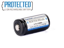 Keeppower RCR123A 16340 - 800mAh, 3,6V - 3,7V batteria agli ioni di litio protetta