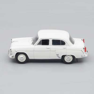 Moskvich-403 White Car Diecast Model 1:43 AL032W