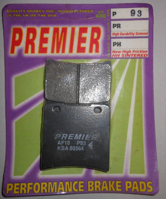 NOS Premier Rear Brake Pads Fits: Suzuki 1986-1988 GV1400 P93 | eBay