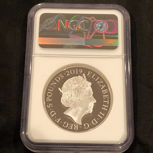 2019 PIEFORT GRAN BRITANNIA CHIAVI CERIMONIA ARGENTO TORRE LONDRA PF70 1ST 75 #73L - Foto 6 di 10