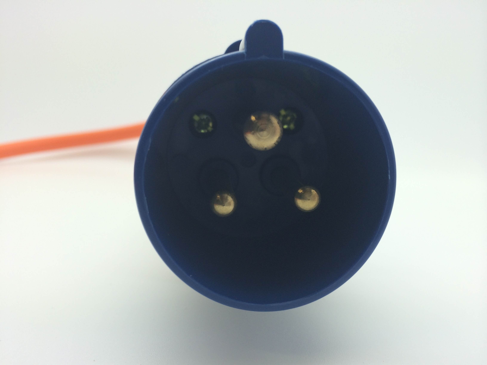 16A 230V Orange Electric Mains Hook Up Lead For Caravan Tent Camping