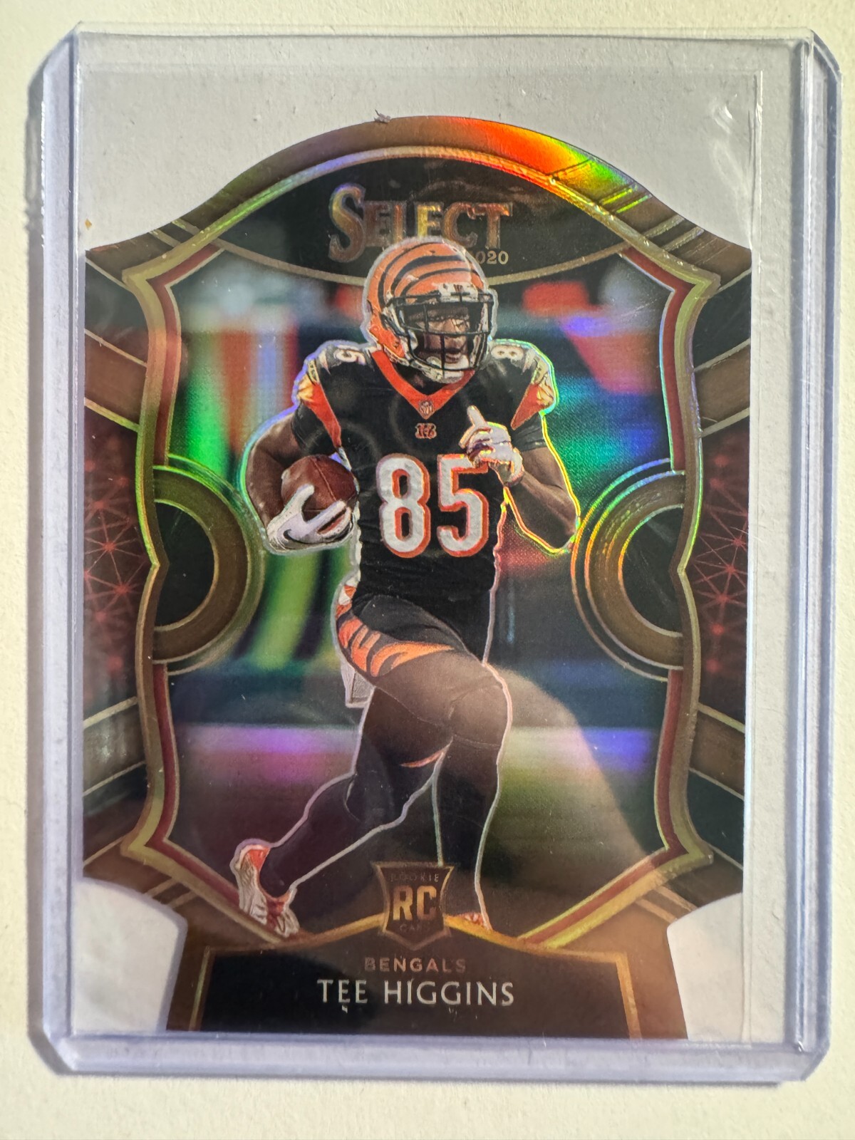 K243,656 - 2020 Select Prizm Copper Die Cut #60 Tee Higgins #/355