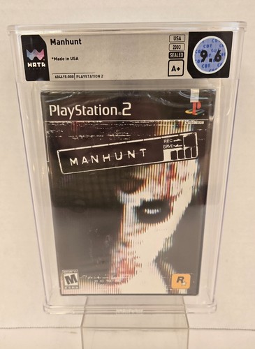 Sony PlayStation 2 Manhunt CIB Graded 9.6 A+ RARE *Sealed*