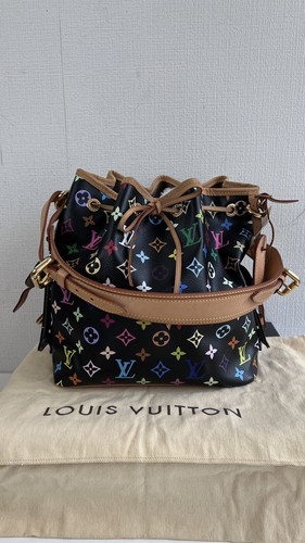 Louis Vuitton Monogram Multicolor Petit Noe Black