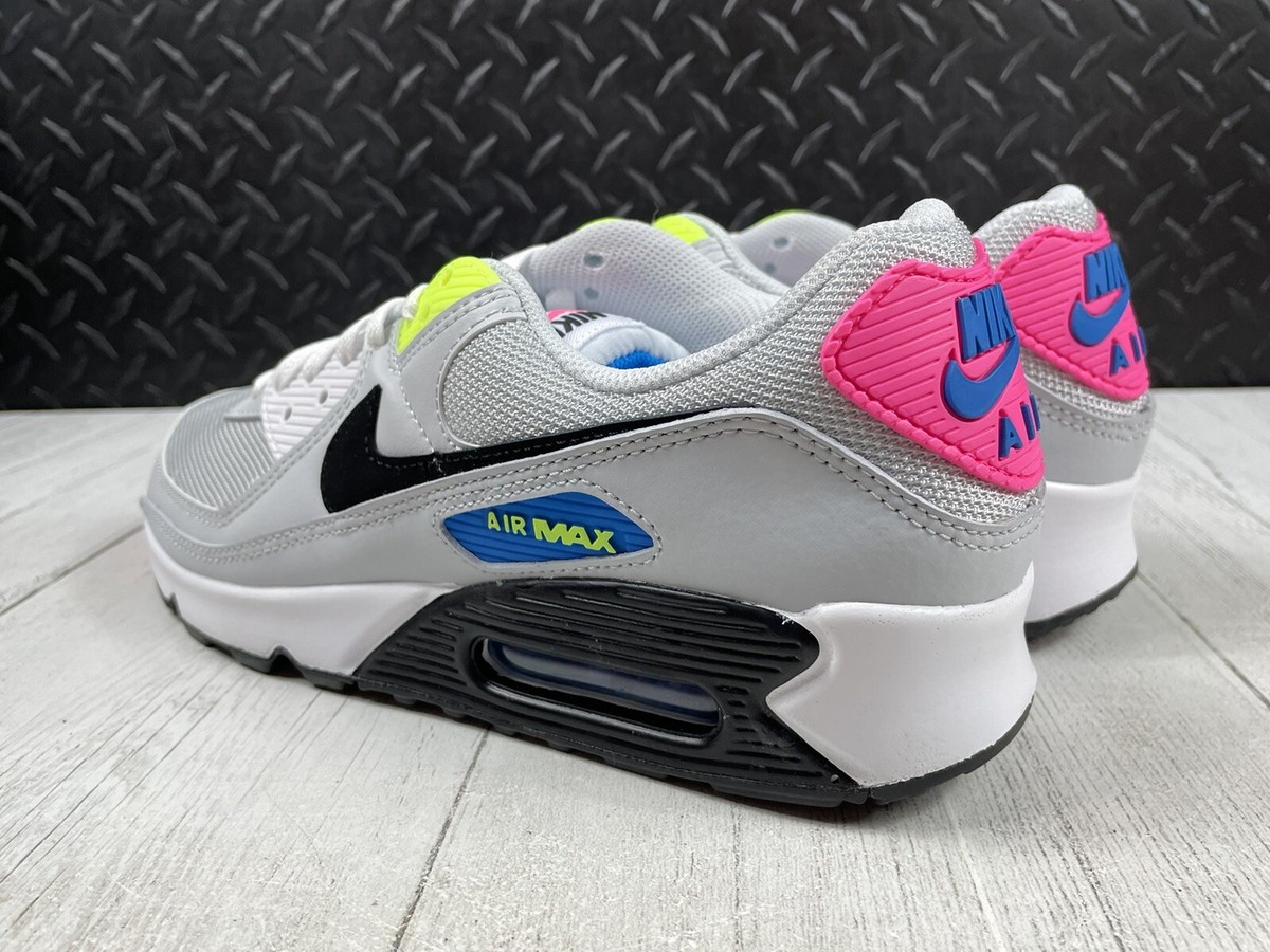 Size 10-New Nike Air Max 90 Shoes Platinum Black Pink Blast  display picture 2